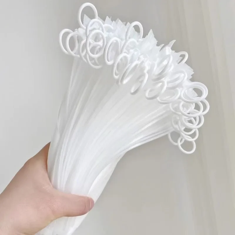 Portable Zip Storage Bag Document Charging Line Sturdy Transparent Matte Zipper Pouch Travel Convenient Frosted Cosmetic Bags