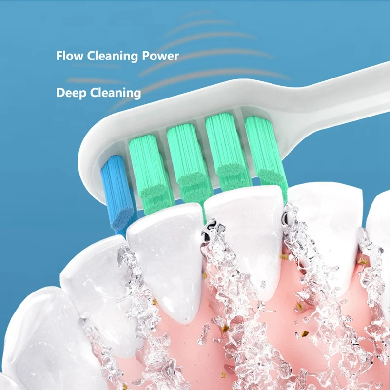 For EW-DC01 Panasonic Replacement Electric Tooth Brush Heads Durable Easy Install Easy To Use Black