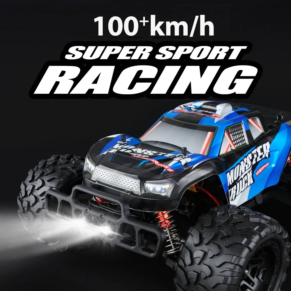 Paisible 고속 원격 제어 트럭, 성인용 오프로드 차량 장난감, 4WD 100 km/h RC 드리프트 레이싱 카, 1/8 신제품