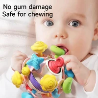 Newborn Toys Rotating Rattle Ball Grasping Baby Development Toy Baby Ball Intelligence Grasping Toys Teeth Soothing Toys Gifts 1