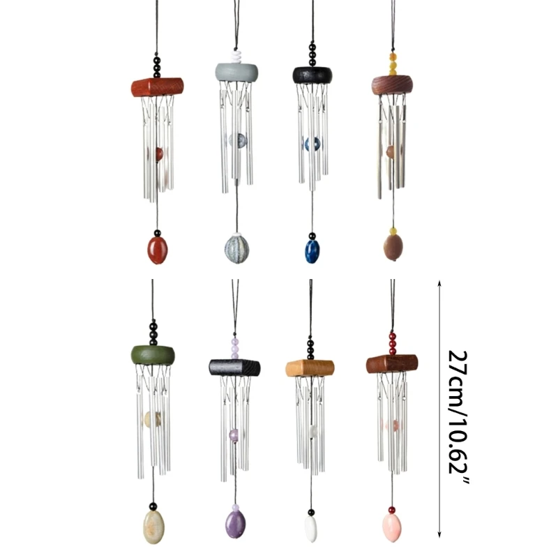 2025 New Metal Wind Chimes Solid  Door Home Decorations Wind Chimes with Aluminum Tube Pendant Indoor Outdoor Garden Decor 6