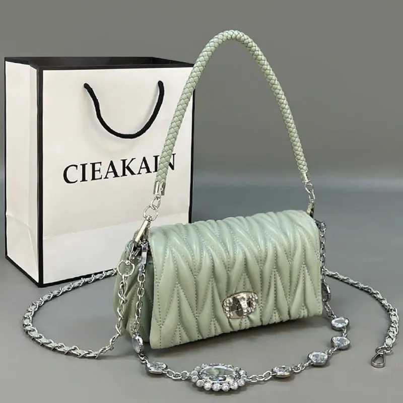 

Роскошная женская сумка со стразами 2024, трендовая брендовая сумка, женская сумка-тоут, сумки через плечо, женские сумки, женские сумки