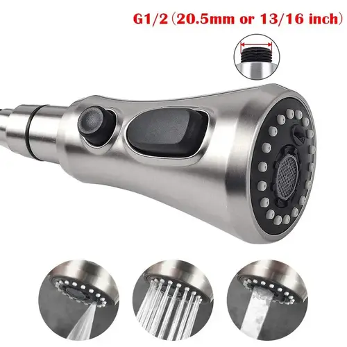 Kitchen Pull Out Faucet Sprayer Nozzle Sprayer ABS Durable Water Saving Shower Spray Head Bathroom Basin Sink Tap Replacement - Image 3