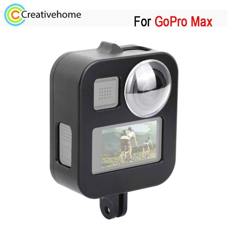 

Металлическая защитная клетка PULUZ для панорамной экшн-камеры GoPro Max, корпус из алюминиевого сплава, крышка со стеклянным объективом