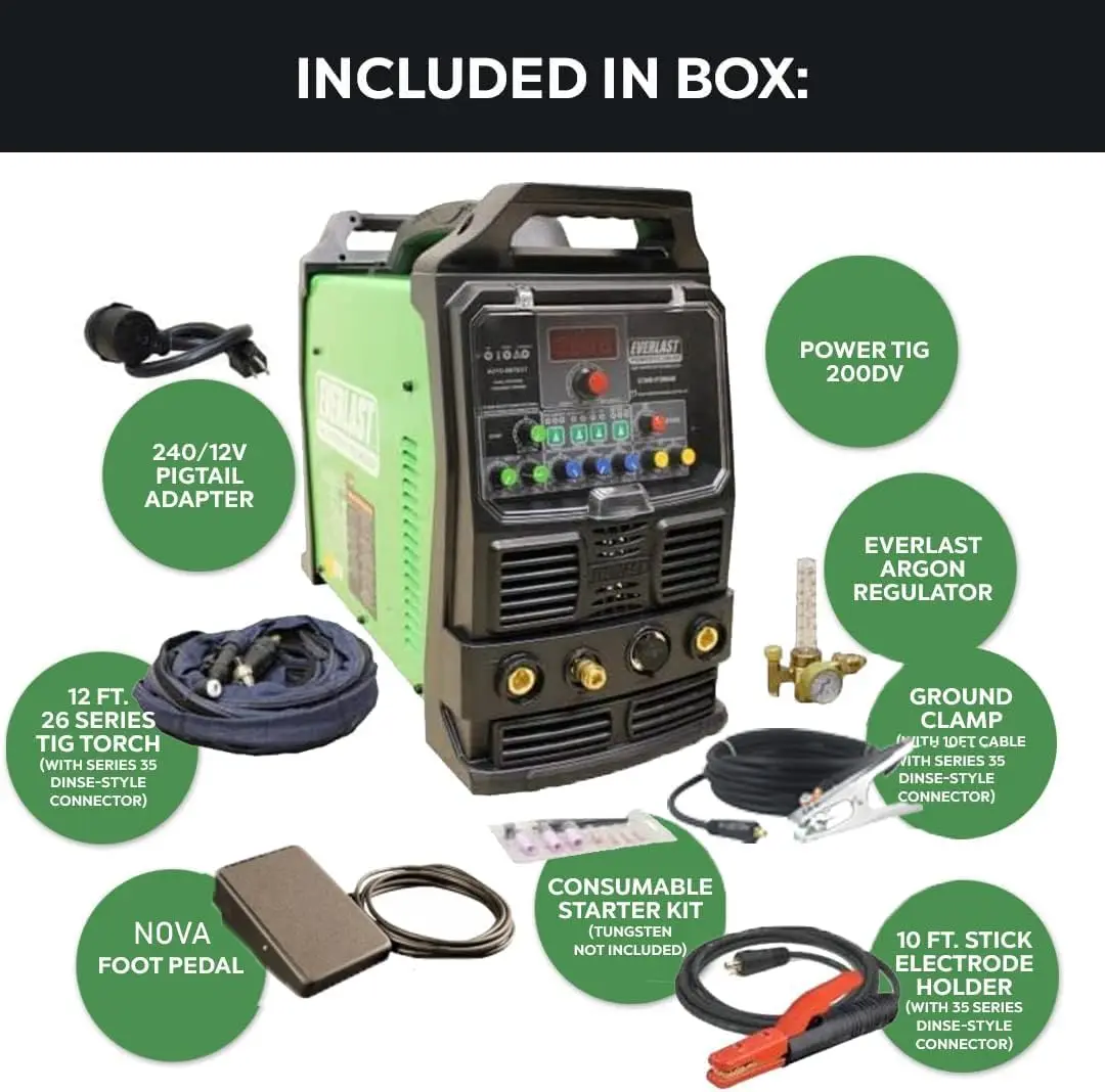 Laser Welders 110/220 Dual Voltage 200amp PULSE ACDC Welder Dual Voltage Capability Adjustable pulse frequency