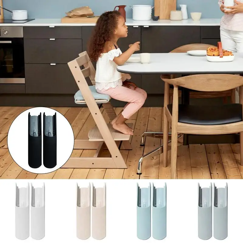 Safety Anti-slip High Chair Leg Pad Feet Insert Cover Kids Chair Support Foot Extended Pad for Stokk High Chair accessories