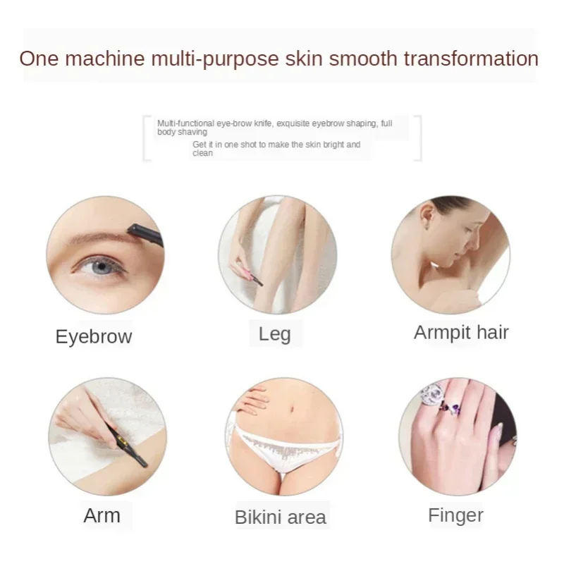 Male Female Body Shaver Razor Epilator Mini Electric Eyebrow Trimer Clipper
