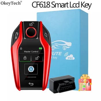 CF618 schermo LCD chiave auto intelligente a distanza universale per BMW per Audi per Toyota per Honda per Hyundai per Ford per VW coreano/russo