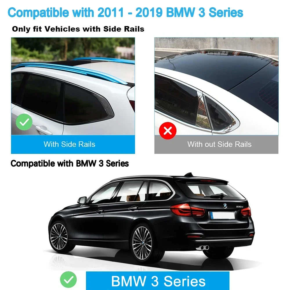 Pcs Roof Bars for BMW Series Station Wagon 2011-2019 F31