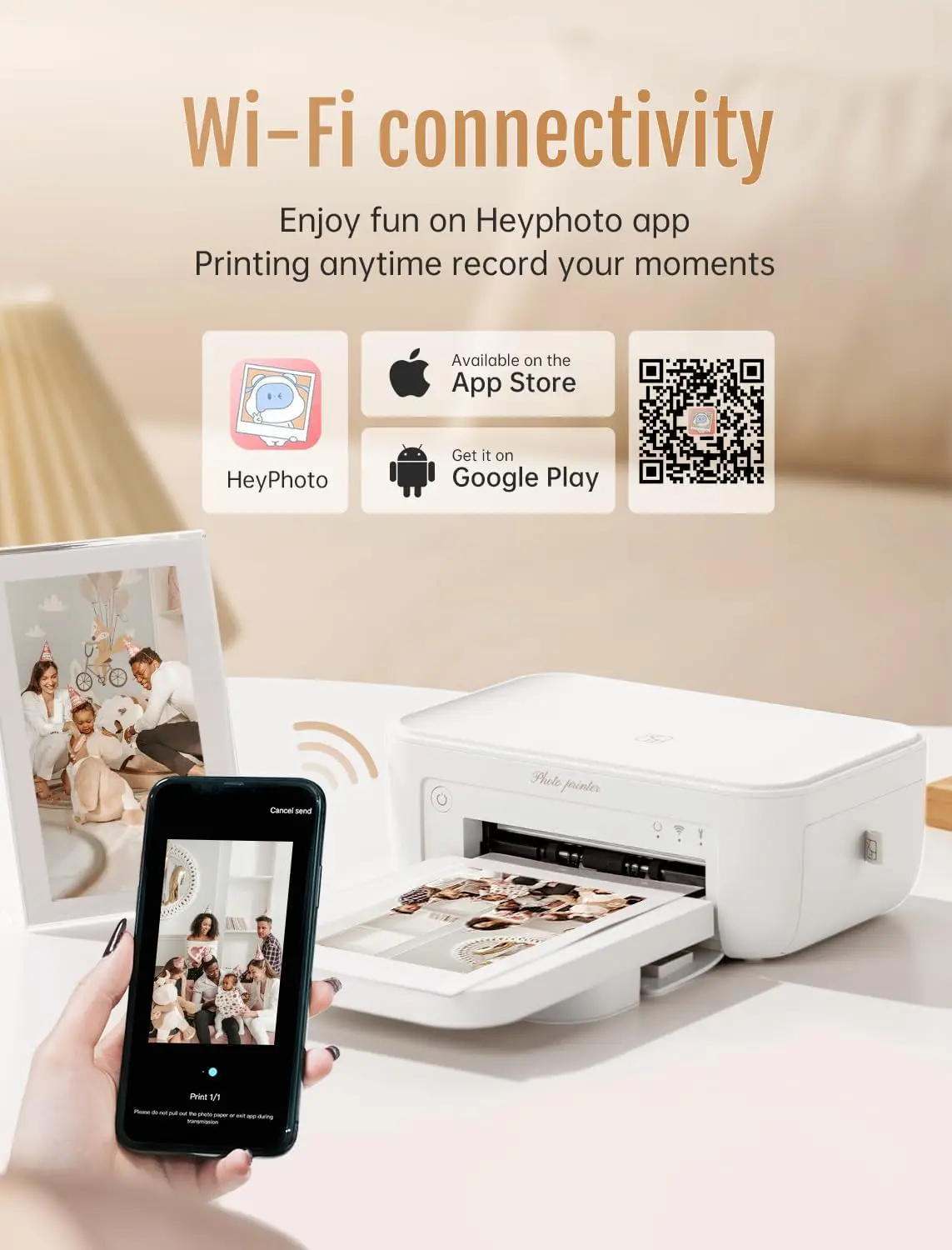 Instant Photo Printer Mini 300 DPI Wireless – Shop Lens Logic