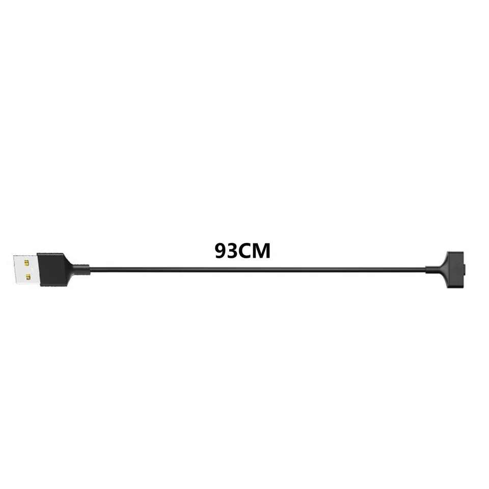 Cavo Di Ricarica USB Per Fitbit Ionic - 5V 300mA, Lunghezza 92 Cm, Materiale ABS+TPU, Nero, Protezione Da Cortocircuito - copertina