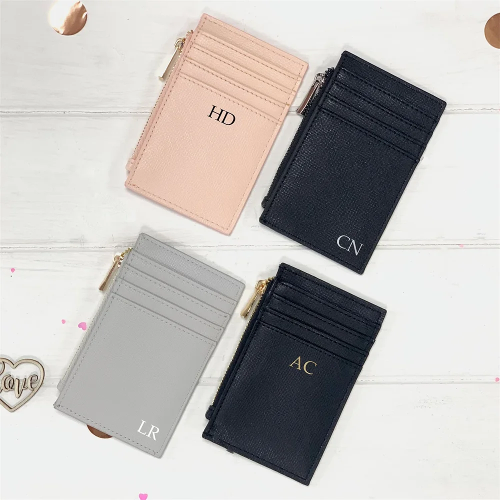 

Кошелек Monogram, индивидуальное оформление, Женский кошелек, индивидуальный подарок спасибо, минималистичный кошелек, подарок для нее, подарок для