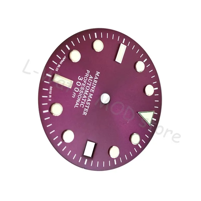 Purple Dial Made For Seiko-nh35a Movement Diving Watch Refitted With  Japanese C3 Luminous For Skx007 Nh35/36/4r36/7 - Watch Cases - AliExpress