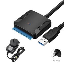Premium USB 3.0 to SATA Adapter Cable for High - Speed Data Transfer (UK Plug With cable)