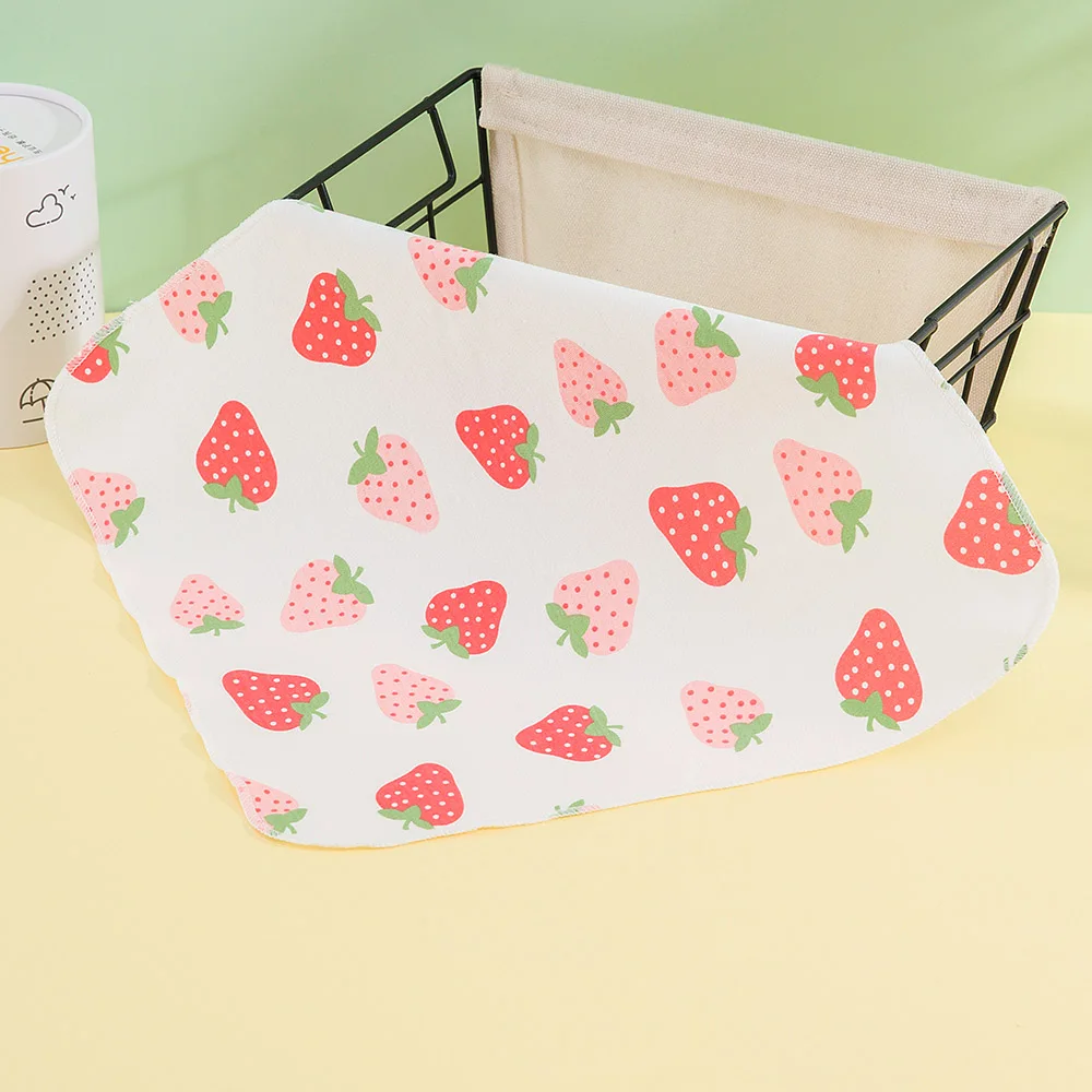 Cotton Newborn Baby Face Towel Handkerchief Square Cute Pattern Kids Wipe Cloth Infant Boy Girl Accessories