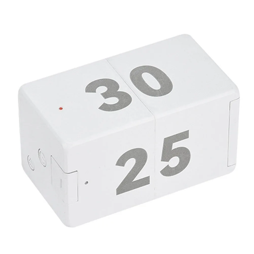 

Countdown Cube Timer Cube Timer Cute Flip Sensor Timer Home Bedroom Kitchen Indoor Outdoor Workout Type-C Charging