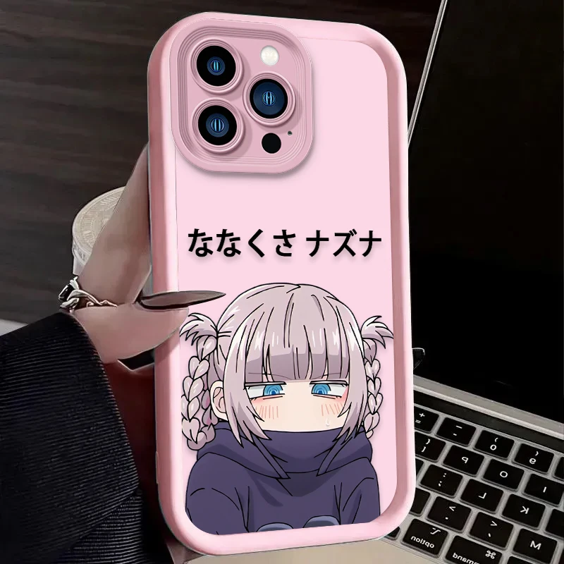 Charming Nanakusa Nazuna Silicone Phone Case - Adorable & Durable Protection