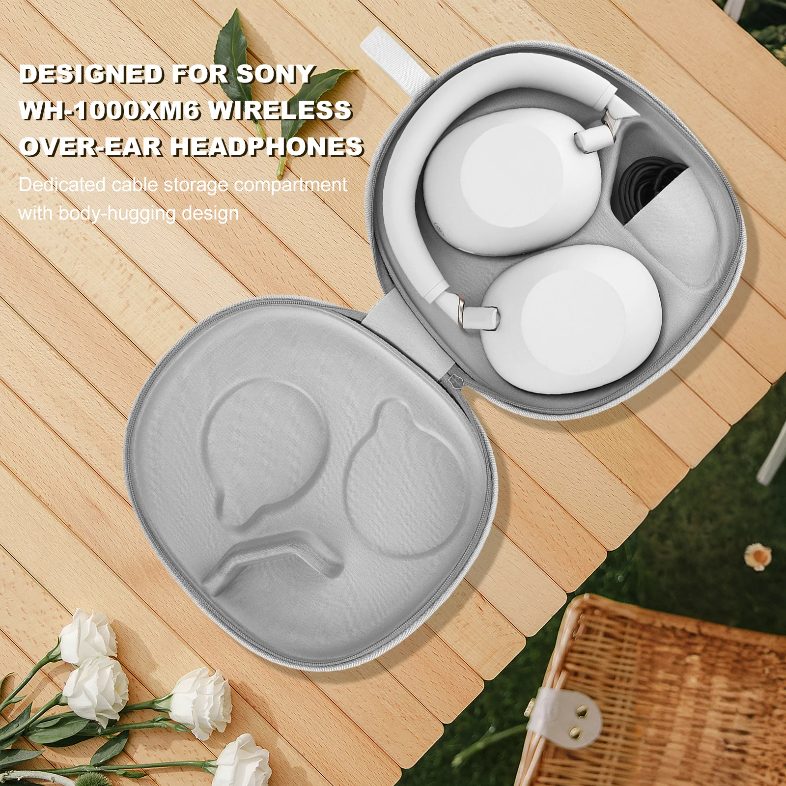 Portable Protective Headphone Carrying Case