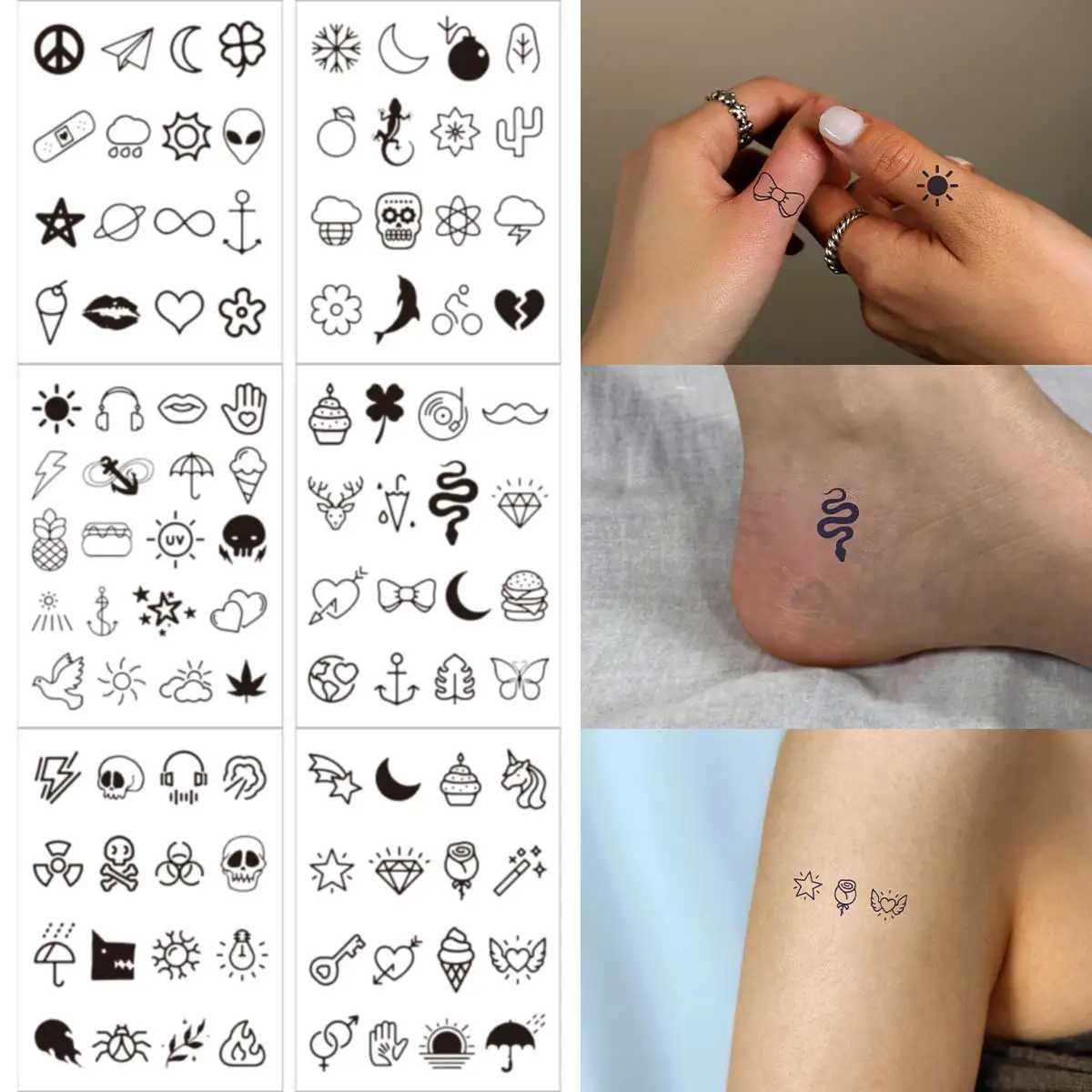 Tatuagem Minimalista e Seus Significados: Como Escolher as Melhores  Temporárias para Expressar Sua História Sem Palavras, image size:1200x1200