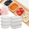 Mini Food Storage Boxes Small Plastic Fresh Container Portable Outdoor Picnic Food Packaging Case Refrigerator Meat Sealed Boxes 1