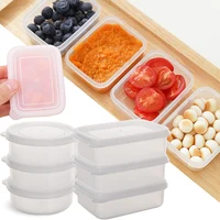 Mini Food Storage Boxes Small Plastic Fresh Container Portable Outdoor Picnic Food Packaging Case Refrigerator Meat Sealed Boxes 1