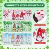 3 Pack Valentine's Day Gnomes Windows Valances St. Patrick's Day Easter Window Toppers Valances for Kitchen Bedroom Living Room 3
