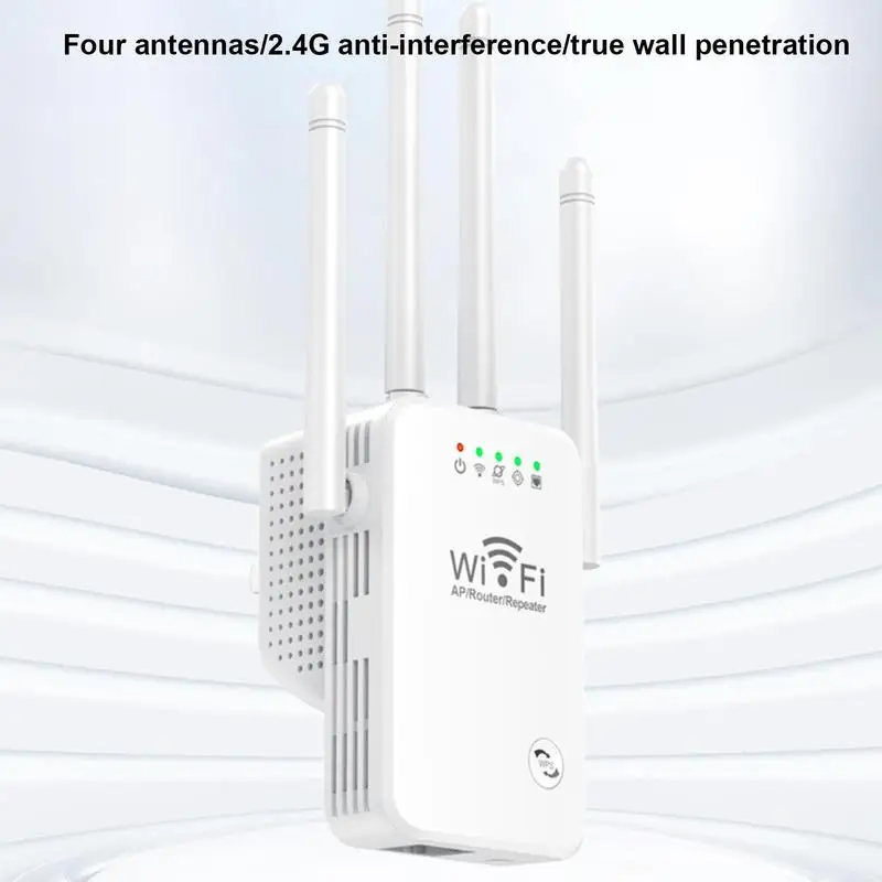 Фото Интернет-усилитель дальнего действия, усилитель сигнала Wi-Fi, ретранслятор для автоматического подключения к беспроводному интернету, усилитель сигнала, аксессуар №4