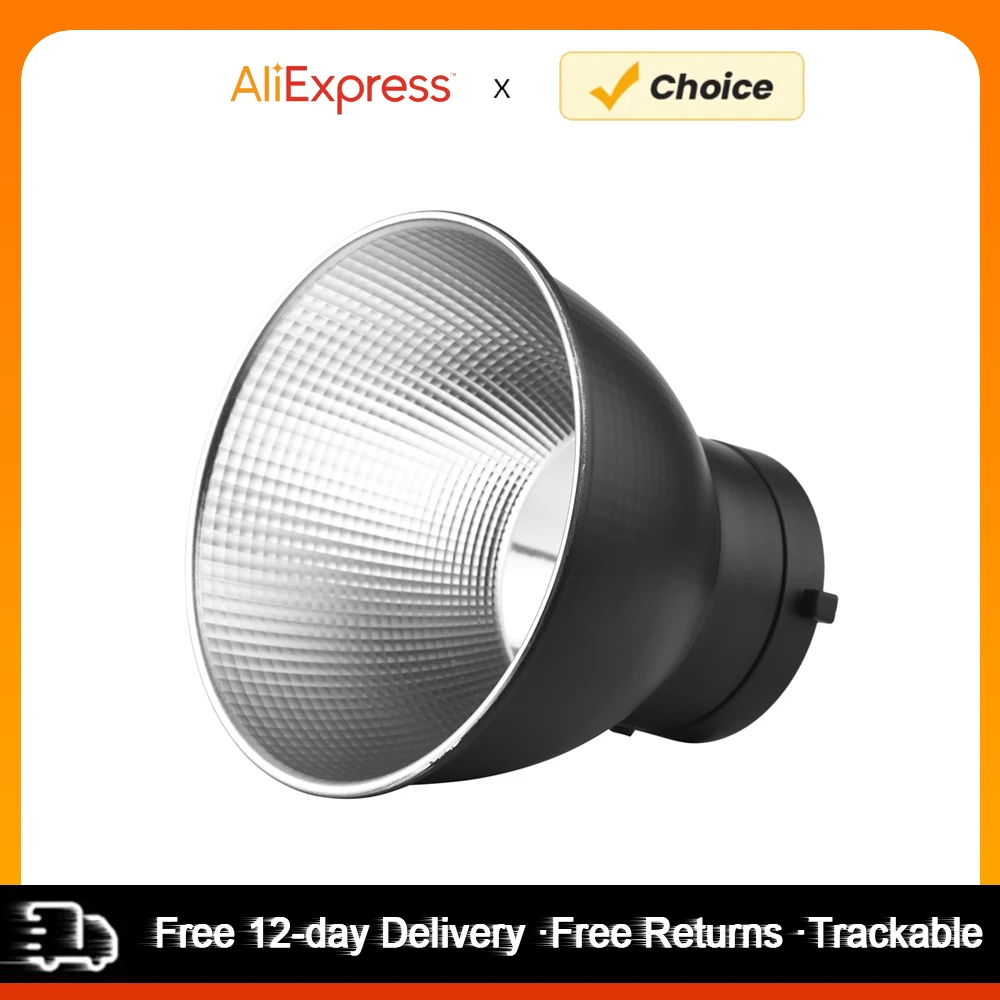 7 Inch Standard Reflector Diffuser Lamp Shade Dish with for Bowens Mount Studio Strobe Flash Light Reflector Aluminum Alloy