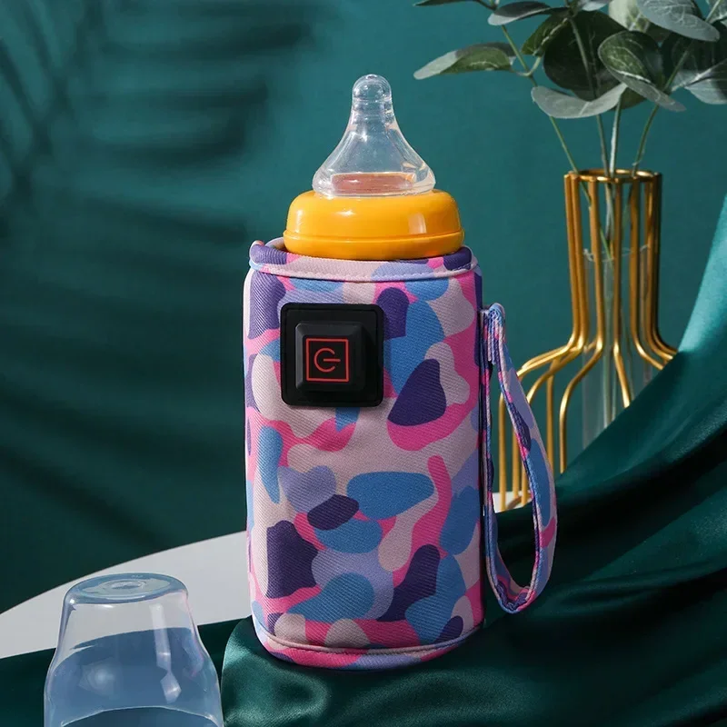 USB Portable Milk Water Warm Bag Baby Bottle Heater For Outdoor Winter