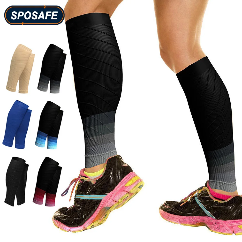1Pair Calf Compression Sleeves Running Leg Sleeve 20 30mmHg Shin Splint