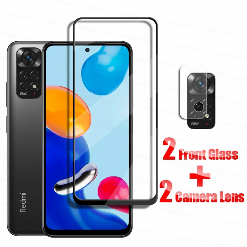 

Стекло на клеевой основе для Xiaomi Redmi Note 11, зеркальное стекло 10, 11S, 11, 12 Pro Plus, защита экрана из закаленного стекла Redmi Note 11