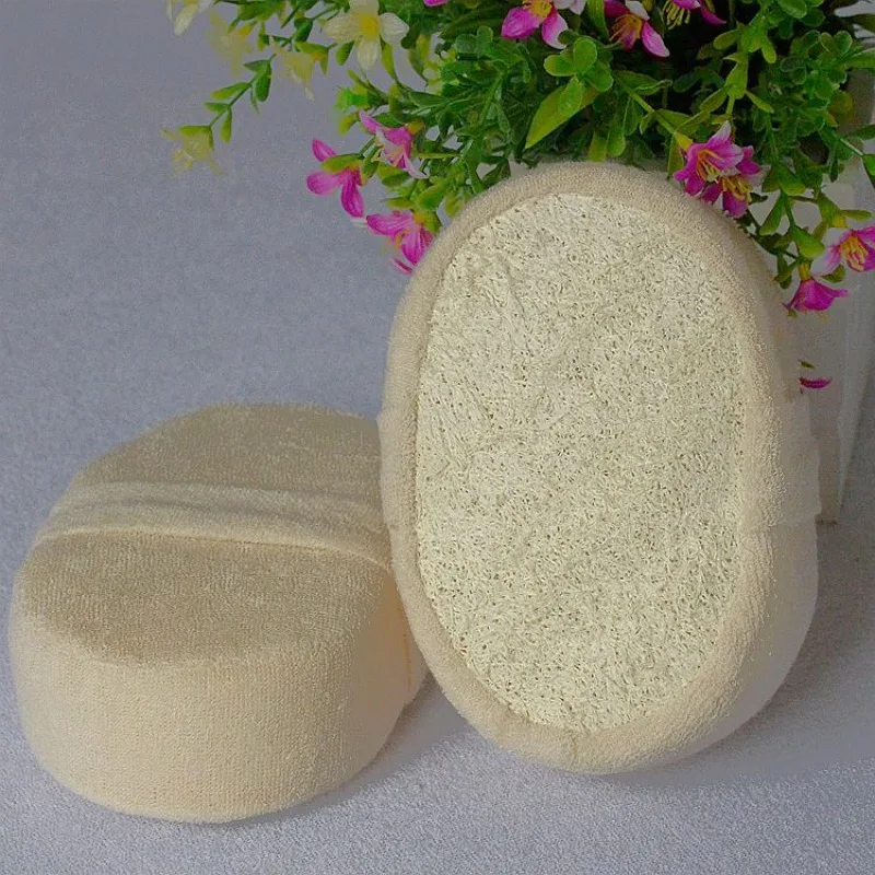 

Natural Loofah Sponge Bath Ball Shower Rub Bath Shower Wash Body Pot Sponge Scrubber Durable Healthy Massage Brush