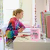 Children's Money Saving Bank Deposit Box Intelligent Voice Mini Safe and for Kids with Pass Code (Pink, Button Color) 4