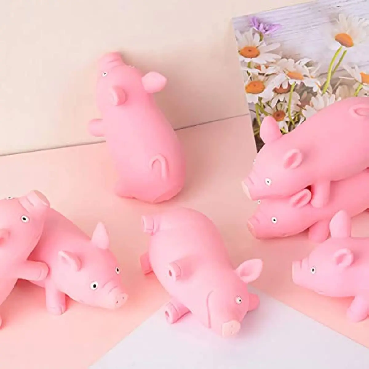 Cochons roses à presser anti-stress, jouet mentaires oriel doux, joli  overau beurre souligné, jouet d'instituts de décompression, jouet overà  presser, cadeau, 21cm - AliExpress