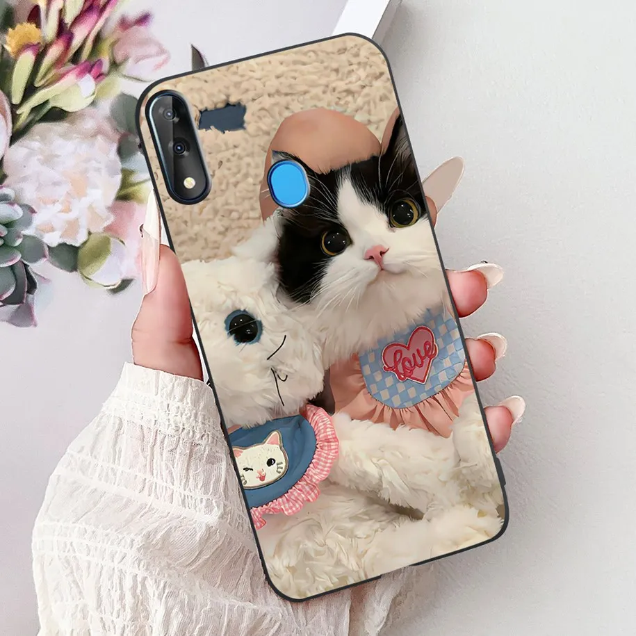 Cute Cool Spider Tiger Marble Soft Silicone Shockproof Phone Case Cover