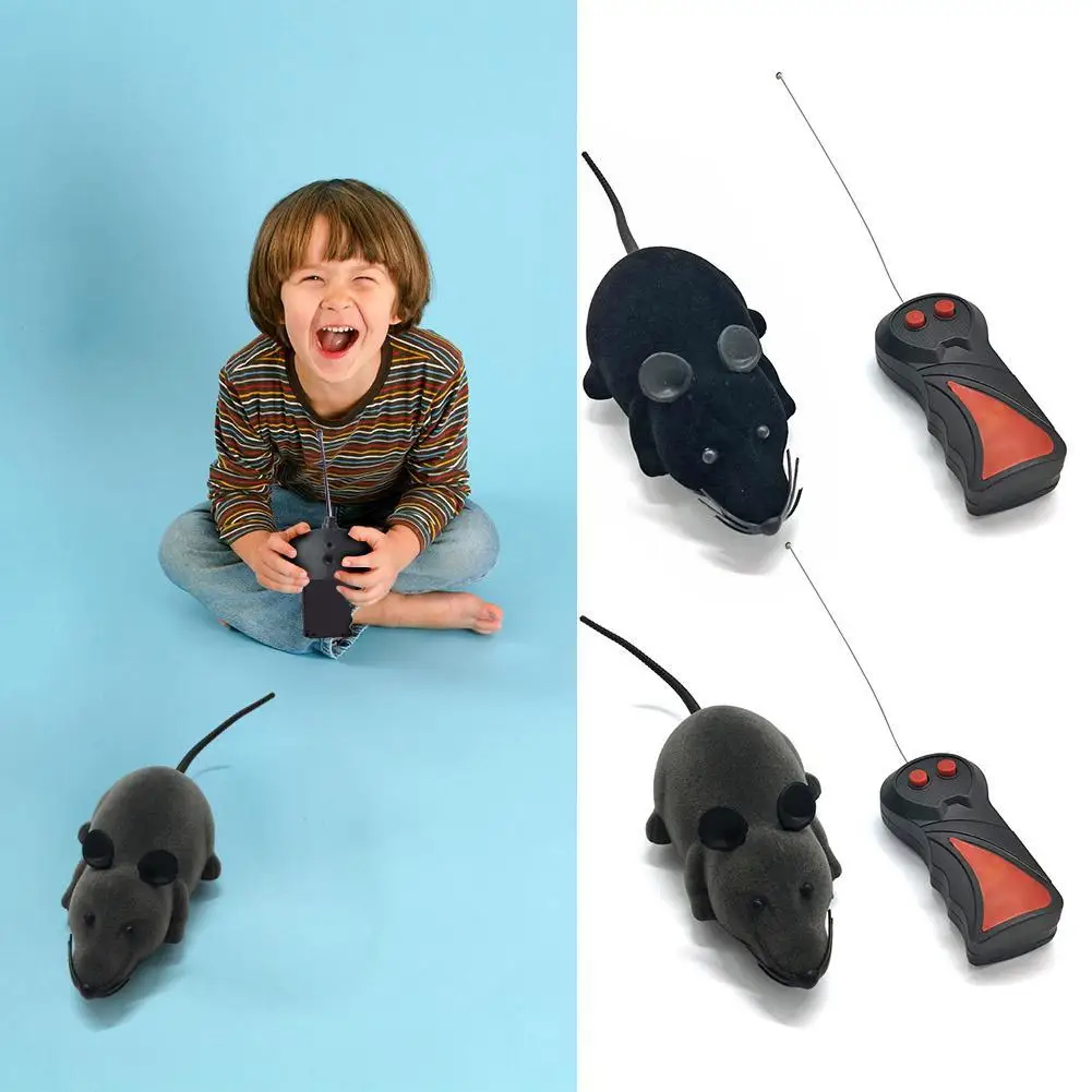 Remote Control Pet Toys Toys Wireless Mice Remote Control False Toy Playing Funny Mouse Soft Kids Electronic Rat Rubber Realistic Pet Supplies remote control dinosaur toys remote control insect toys remote control snake toys