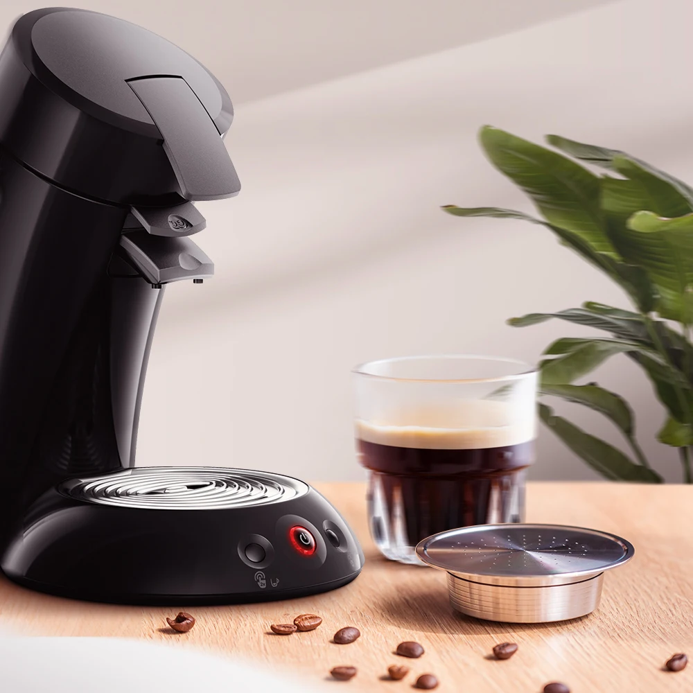 De Café Recarregáveis, Filtros De Metal Cup, Rich Crema Espresso