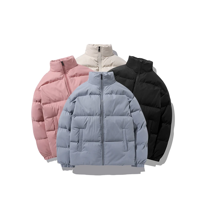 

Winter Men's and Women's Couple Coat with Various Color Styles Warm Thicken Coat Clean and Tidy Bubble Jacket Warm Puffer Jacket