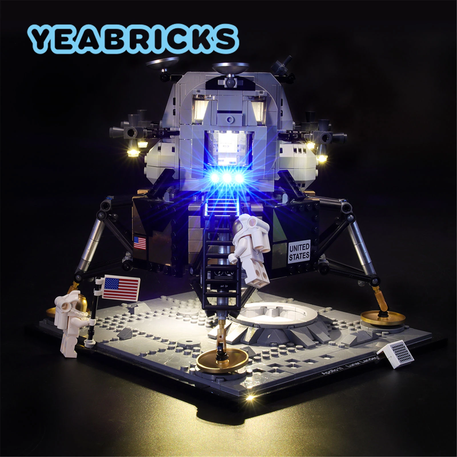 YEABRICKS Kit Luci LED Per Set 75355 Star Wars X-Wing Starfighter (Solo Luci, Modello Non Incluso) - 4