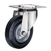 Factory Direct Sale 80-200mm Diameter Wheel Rubber Swivel Caster Industrial Multifunctional Trolley Caster 3