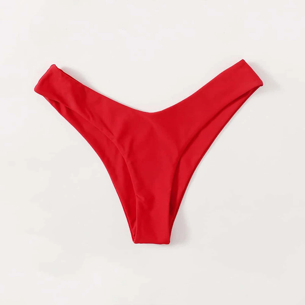 Bikini Panty For Women Swim Bottom Sexy Low Waist Bikini Bottom Bandeau Bathing Suit  Female Cactus 2022 Summer