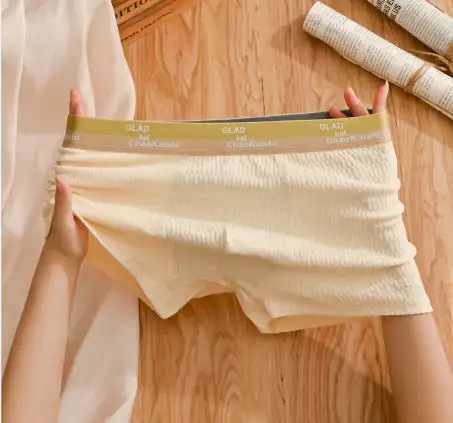 Bubble Cotton Men's Boxer Briefs Antibacterial Breathable Sweat Absorbent Unterw&auml;sche f&uuml;r M&auml;nner