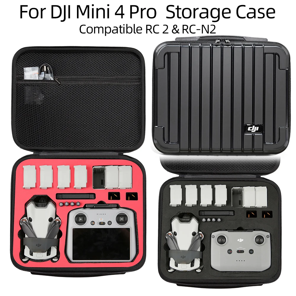Per Dji Mini 4 Pro Custodia Compatibile Con Rc 2 E Rc-N2 Valigie Mini 4 Pro Custodia Rigida Per Accessori Scatola Di Protezione