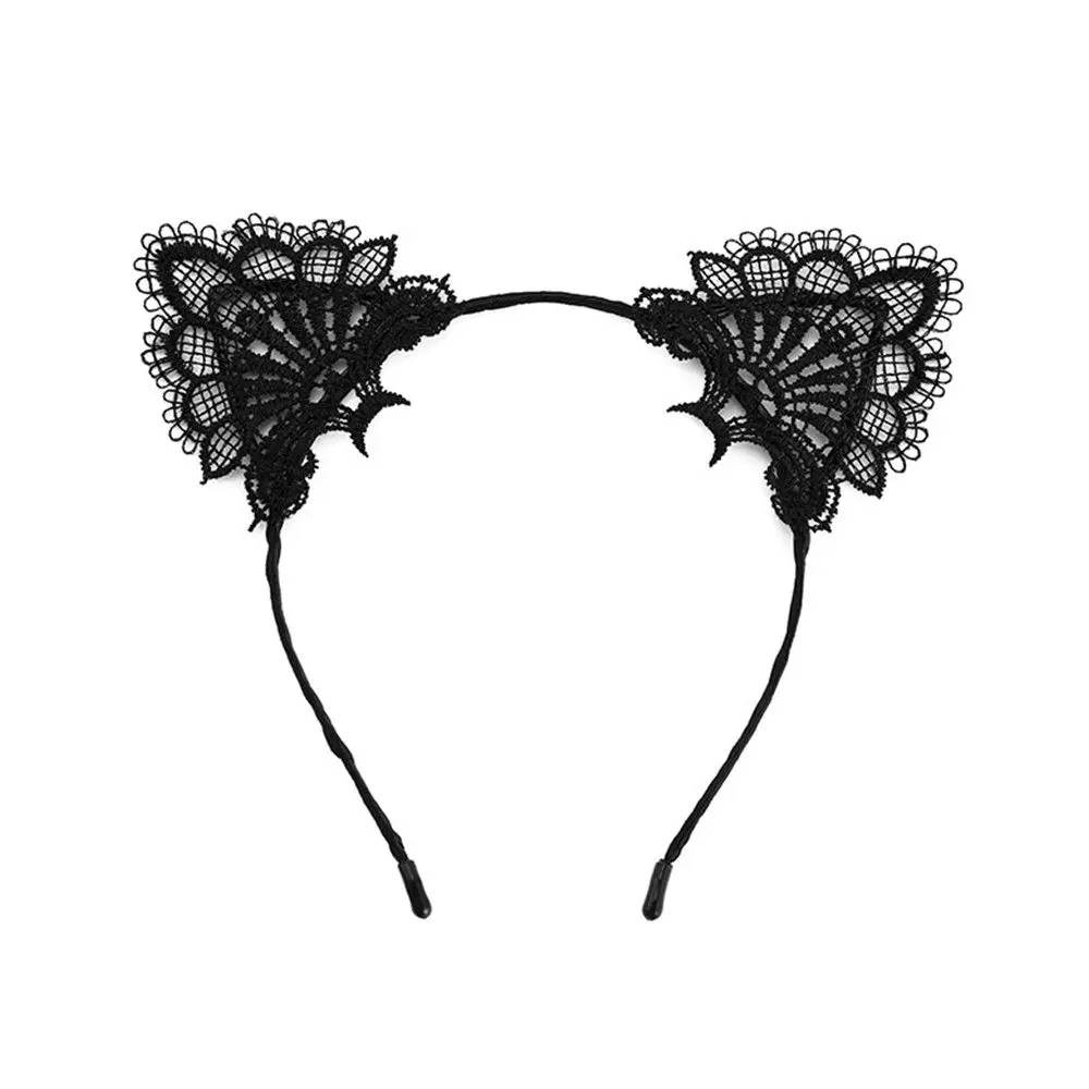 Bandeau à Oreilles De Chat Noires à Paillettes - Accessoire Halloween, Cosplay, Fête Déguisée Pour Femmes Et Filles