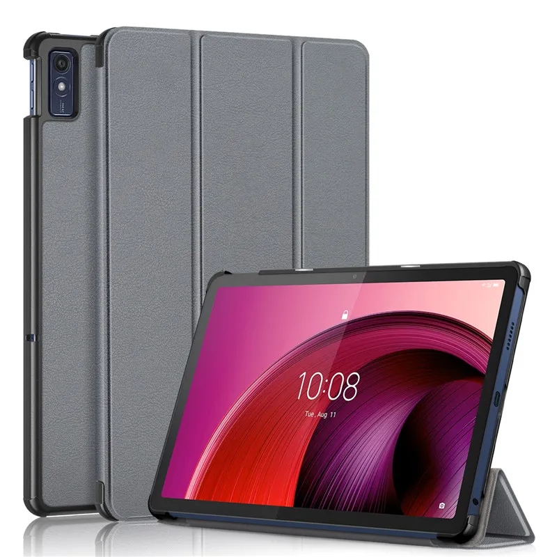 Lenovo Tab M10 5G Premium Magnetic Fold Leather Tablet Stand Case