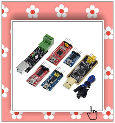 TZT 1/2/5 Stück FT232RL FTDI USB 3.3V 5.5V zu TTL Serieller Adapter Modul für Arduino FT232 Pro Mini USB zu TTL 232 – Detail 4