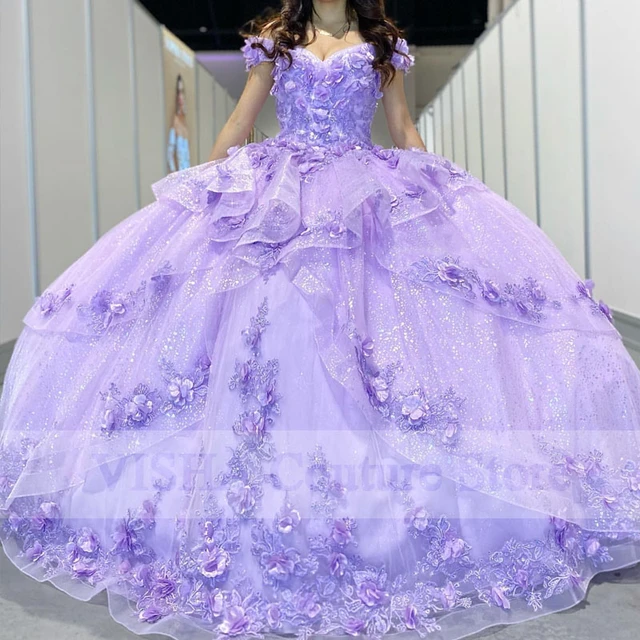 purple quinceanera dresses with butterflies