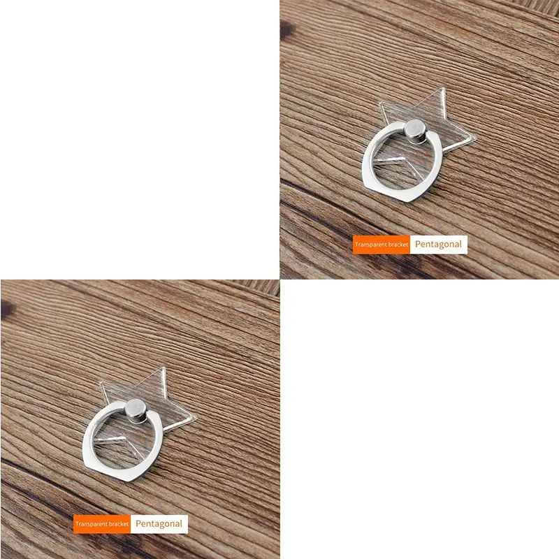 1/2pc. ​ Universal Mobile Phone Holder Stand Finger Ring Magnetic For cute Cell Smart Phone Transparent holder for iphone 12XS M - Image 16