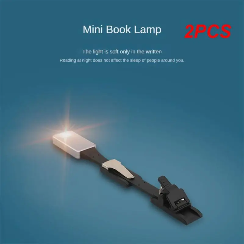 

2PCS Eye Protection And Ecological Friendliness Led Reading Light Low-power Consumption Night Reading Lamp For Bed Reading Safe