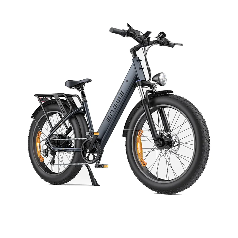 Bici elettrica Engwe E26 Pneumatici grassi da 26 pollici Alto passo o step-Thru 250W 48V 16Ah 768Wh Doppia sospensione SUV fuoristrada E-bike - immagine 6